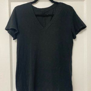 rag & bone black distressed tshirt